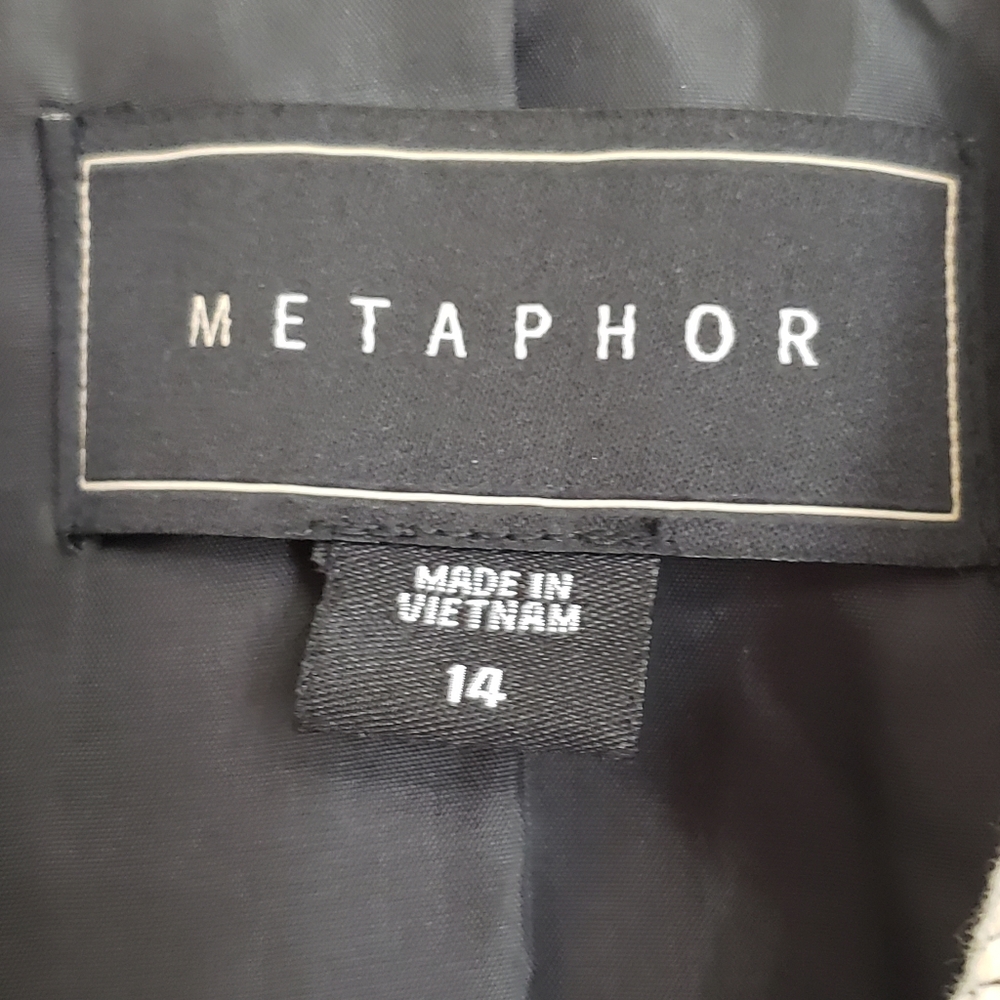 NWOT Metaphor LS Creme Double Breasted Twd Blazer - Picture 2 of 12